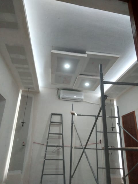 construcción con tablaroca
